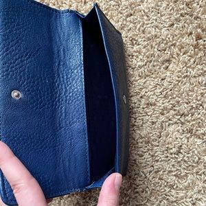 Navy Coach Wallet